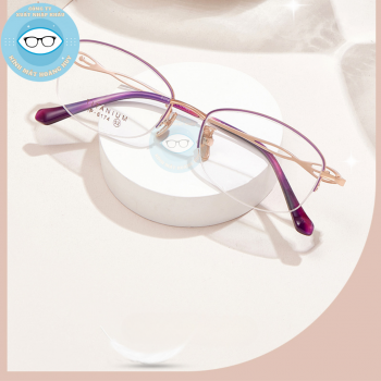 Gọng kính kim loại mã 6174